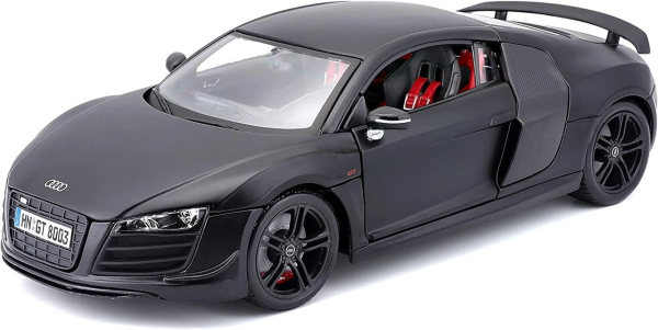 Maisto 31395 - 1:18 Audi R8 GT3 matt schwarz
