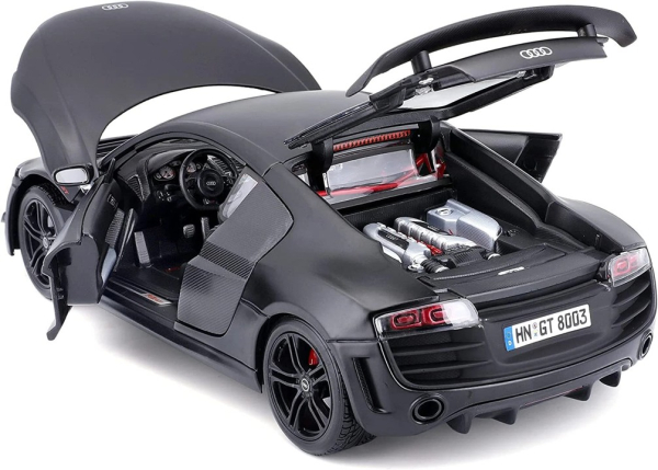 Maisto 31395 - 1:18 Audi R8 GT3 matt schwarz