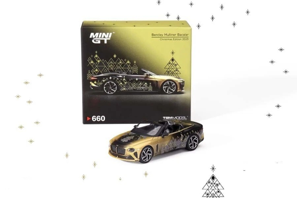 Mini GT MGT00600 - 1:64 Bentley Mulliner Bacalar 2023 Christmas Limited Edition