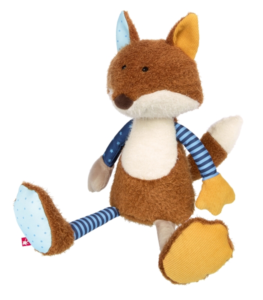 Sigikid 42849 - Kuscheltier Fuchs, Patchwork Sweety