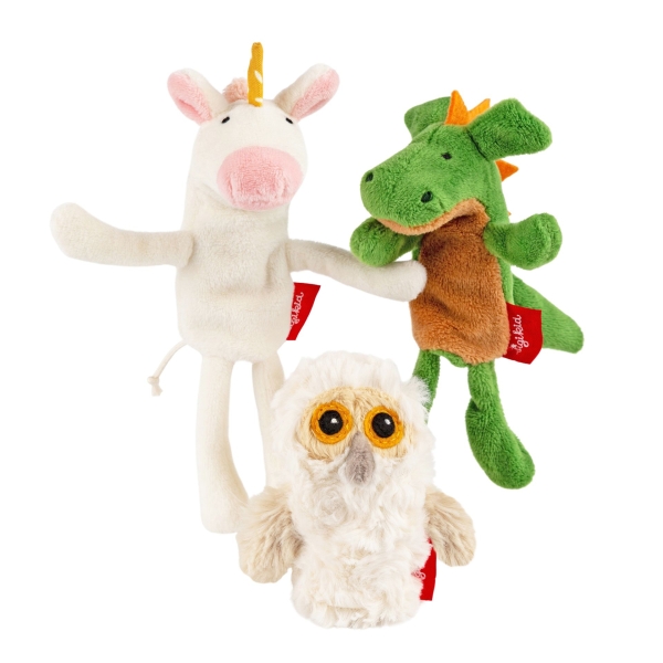 Sigikid 43368 - Kinder Fingerpuppen-Set Fantasie