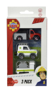 Dickie 203099629 - Feuerwehrmann Sam Fahrzeuge 3er Pack - Pferdeanhänger